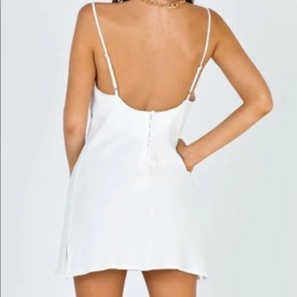 Princess Polly Linen Mini Dress *‎ New - Picture 6 of 6